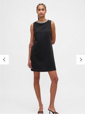 NWT Gap Jewel Neck Mini Shift Dress LT